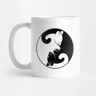 Cats Yin Yang Mug